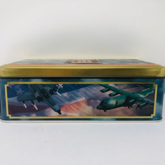Vintage Collectible Advertising Tin – USAF – Air Force – 50th Anniversary Empty - Picture 4 of 11